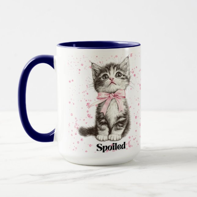Spoiled Kitty Mug (Left)