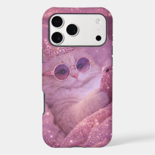 Spoiled Princess Cat Texting in Bed               