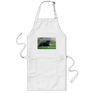 spoiled rotten german shepherd long apron