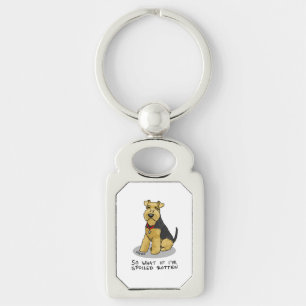 Spoiled Rotten Welsh Terrier Dog - Cute Keychain