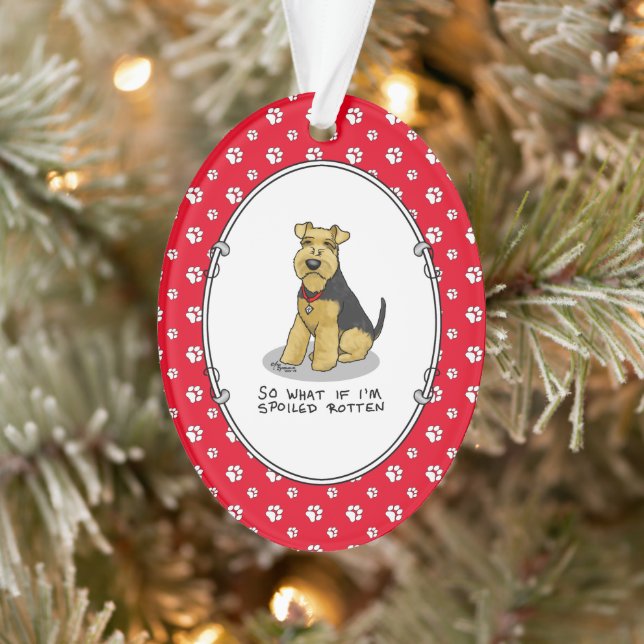 Spoiled Rotten Welsh Terrier Dog - Cute Ornament (Tree)