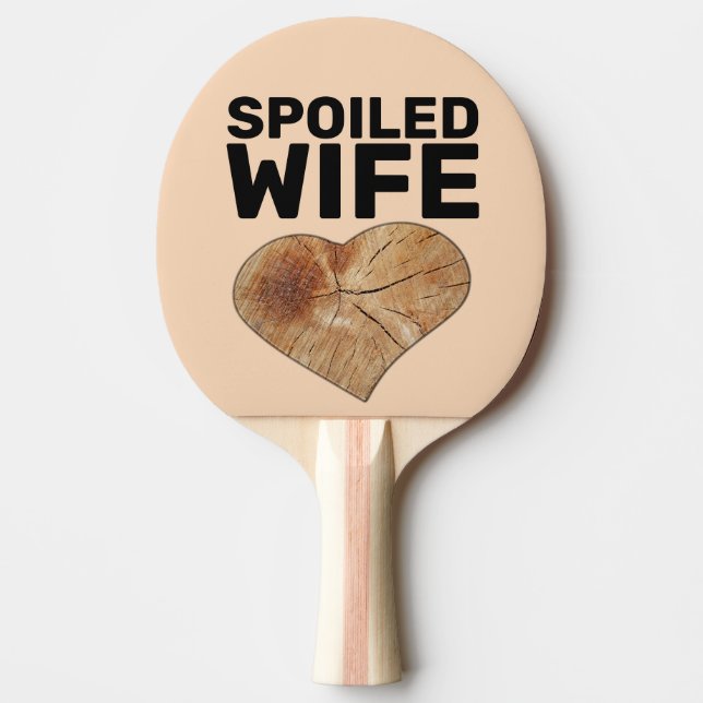 SPOILED WIFE PING PONG PADDLES (Front)