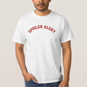 Spoiler Alert DIY text+font+colour T-Shirt