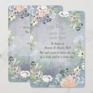Spoiler Alert Gender Reveal Party Invitation