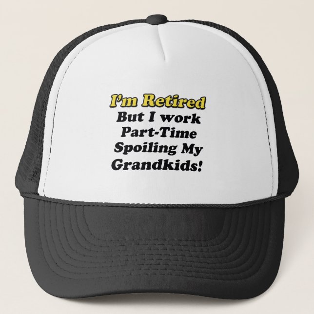 Spoiling My Grandkids Trucker Hat (Front)