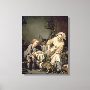 Spoilt Child, 1765 Canvas Print