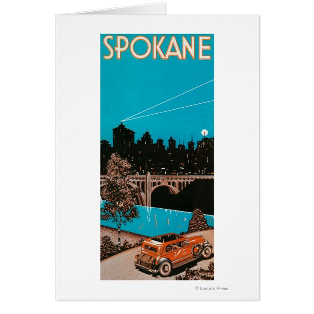 Spokane Advertising Poster #1Spokane, WA (Front)