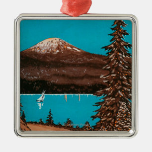 Spokane Advertising Poster #2Spokane, WA Metal Ornament