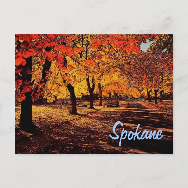 Spokane Autumn Postcard (Front)
