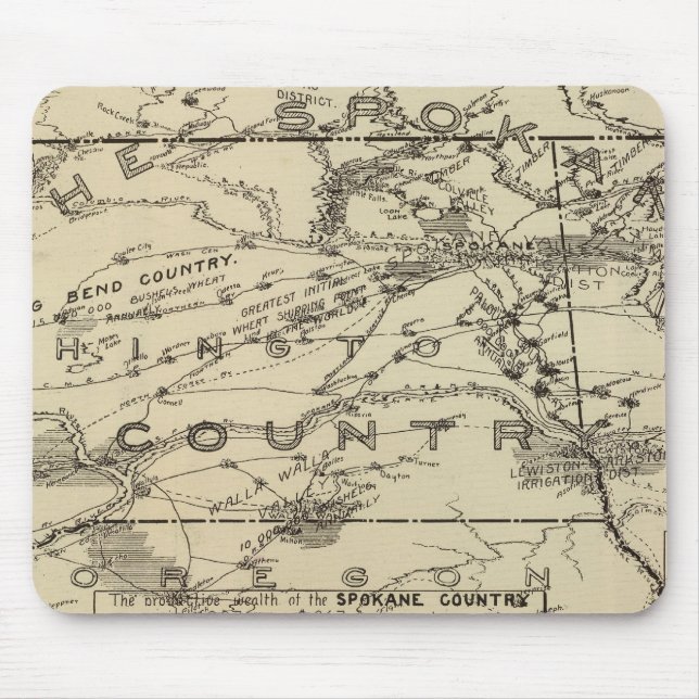 Spokane Country Mouse Pad (Front)