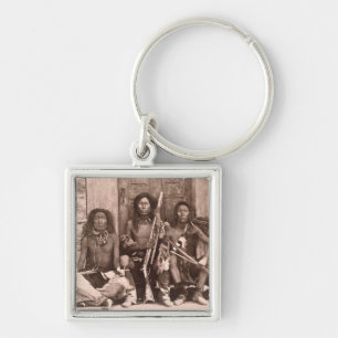 Spokane Indians, 1861 (b/w photo) Keychain