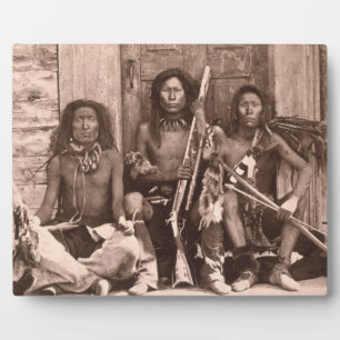 Spokane Indians, 1861 (b/w photo) Plaque