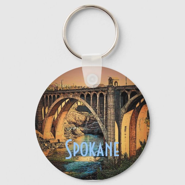 Spokane Keychain (Front)