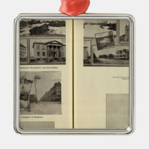 Spokane Metal Ornament