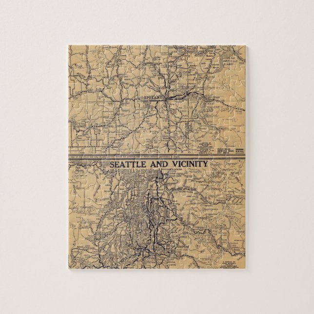 Spokane, Seattle Jigsaw Puzzle (Vertical)