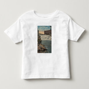 Spokane, WA - Couple Fishing on Lower Falls Toddler T-shirt
