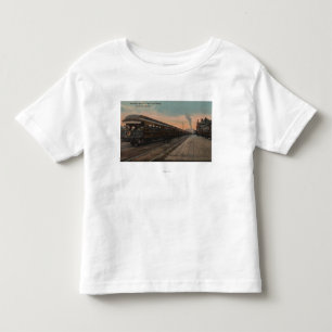 Spokane, WA - View of N. Pacific Train & Depot Toddler T-shirt