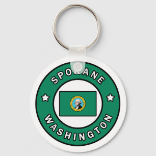Spokane Washington Keychain
