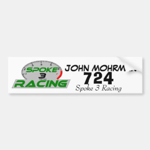 spoke 3 Final, tack, JOHN MOHRMAN, 724, Spoke 3... Bumper Sticker
