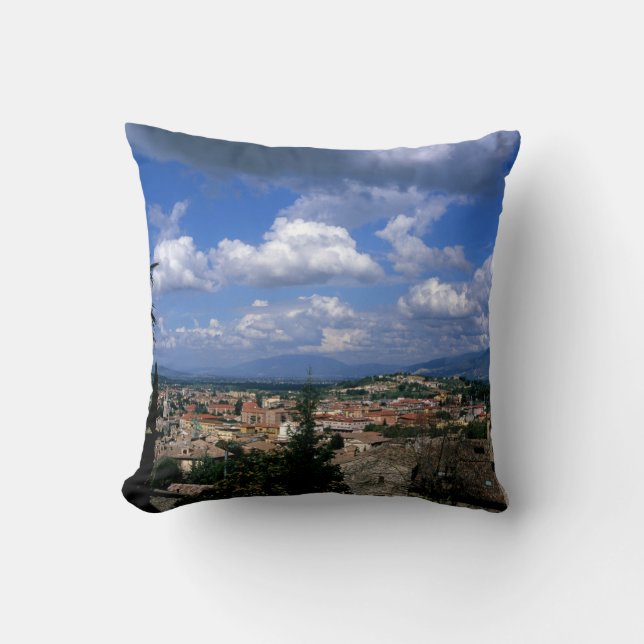 Spoleto Umbria Italy Throw Pillow (Front)