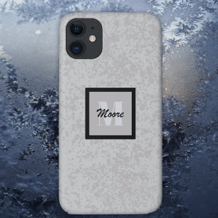 Sponge Textured - Off White and Pastel Sand Brown iPhone 11 Case