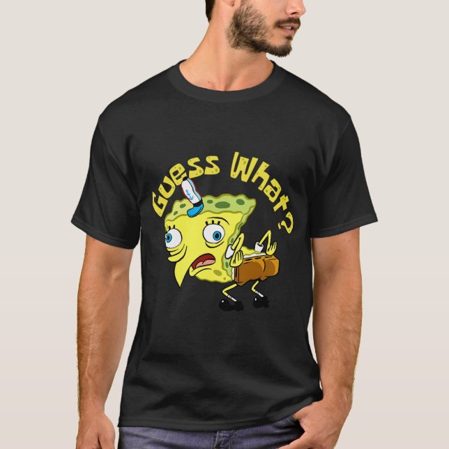 Spongebob Chicken Butt Meme T-Shirt (Front)