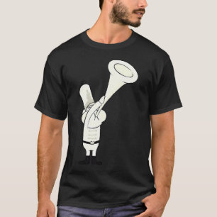SpongeBob- DOODLE fish playing the trumpet in the  T-Shirt