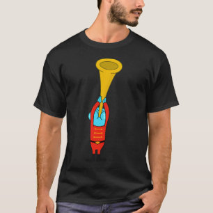 SpongeBob- fish 2 playing the trumpet in the Bubbl T-Shirt