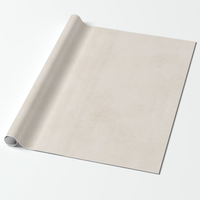 Sponged cream wrapping paper (Unrolled)