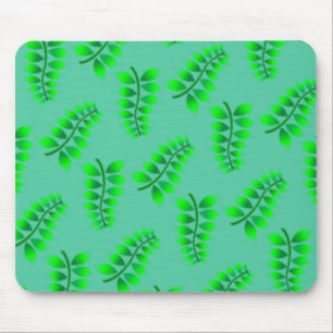 Sponged Foliage Pattern Mouse Pad