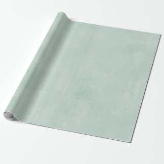 Sponged sage wrapping paper