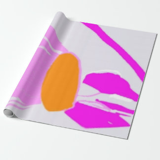 Spontaneous drawing flower wrapping paper