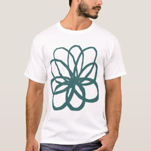 Spontaneous Flower - Moss Green T-Shirt
