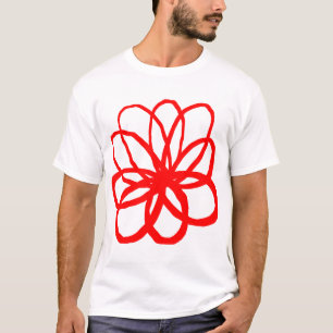 Spontaneous Flower - Red T-Shirt