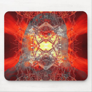 Spontaneous human combustion mouse pad