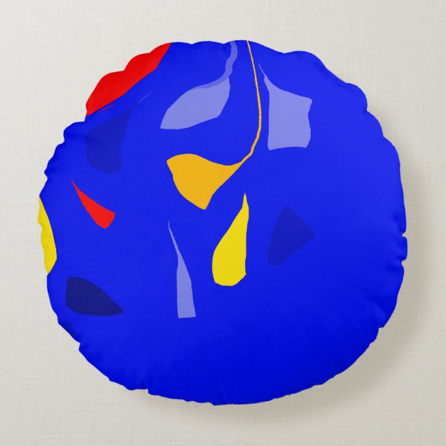 Spontaneous nature Round Pillow (Front)