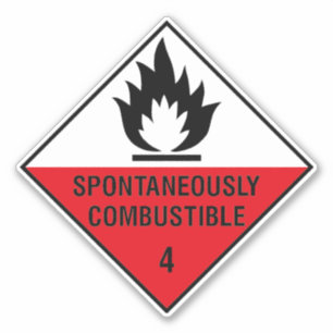 Spontaneously Combustible 4 Label
