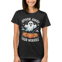 Spook Away Your Worries – Cute Ghost Halloween