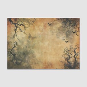 Spook Bats Haunted Jungle Creepy Halloween Tissue Paper