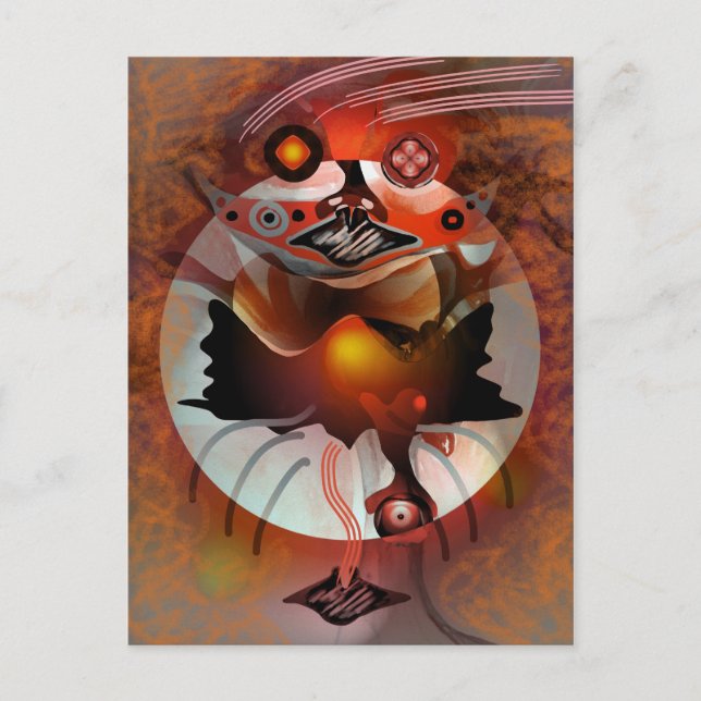 Spook moon postcard (Front)