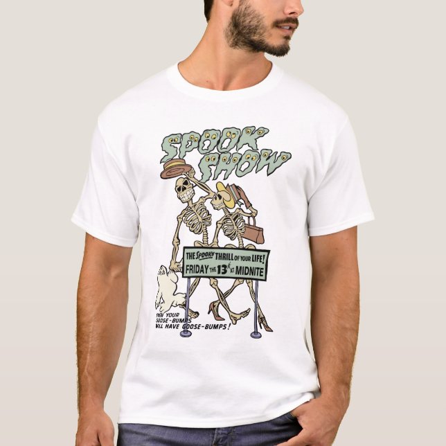 Spook Show Skeleton Family T-Shirt (Front)