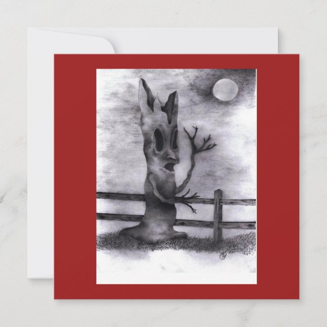 "Spook Tree" Holiday Card (Front)