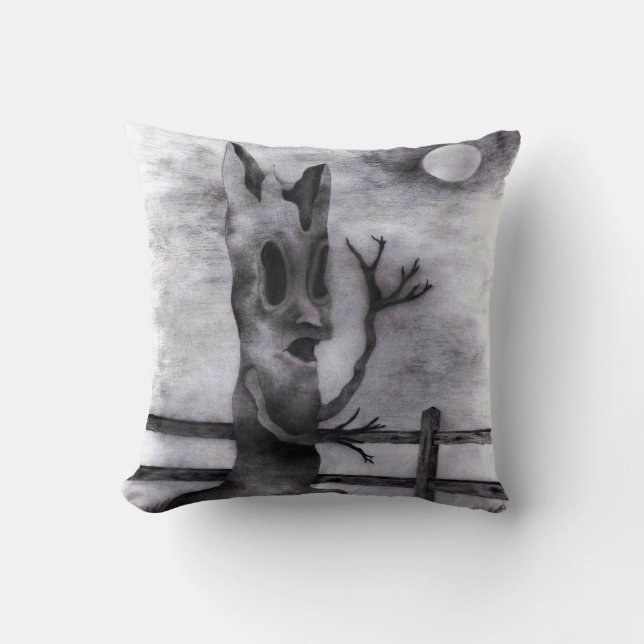 "Spook Tree" Throw Pillow (Front)