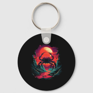 Spooked Crab Halloween Crab Costume Toddler Keychain