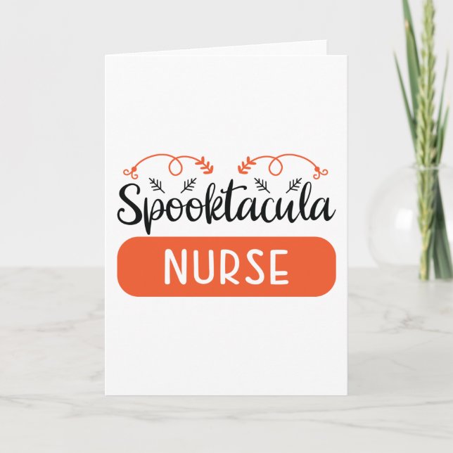 Spooketacula Nurse Card (Front)