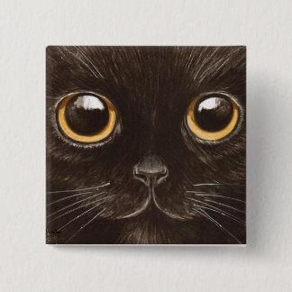 Spookie the Cat 2 Inch Square Button