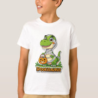 Spookisaurus Cute Halloween Mummy Dinosaur Kids