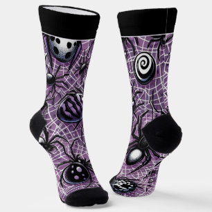 Spooks Halloween Spider Socks with Name