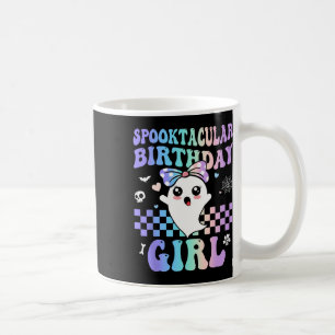 Spooktacular Birthday Cute Ghost Halloween Birthda Coffee Mug