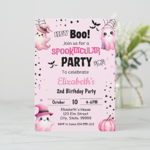 Spooktacular Birthday Halloween Party Invitation